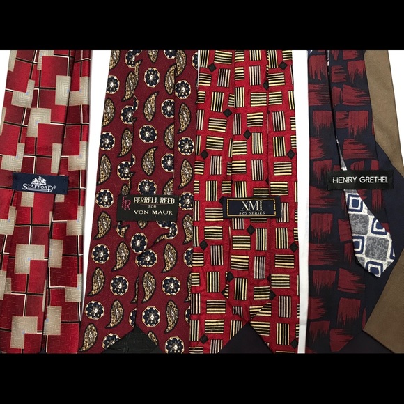 Silk Neck Ties (lot of 4) - Picture 2 of 2